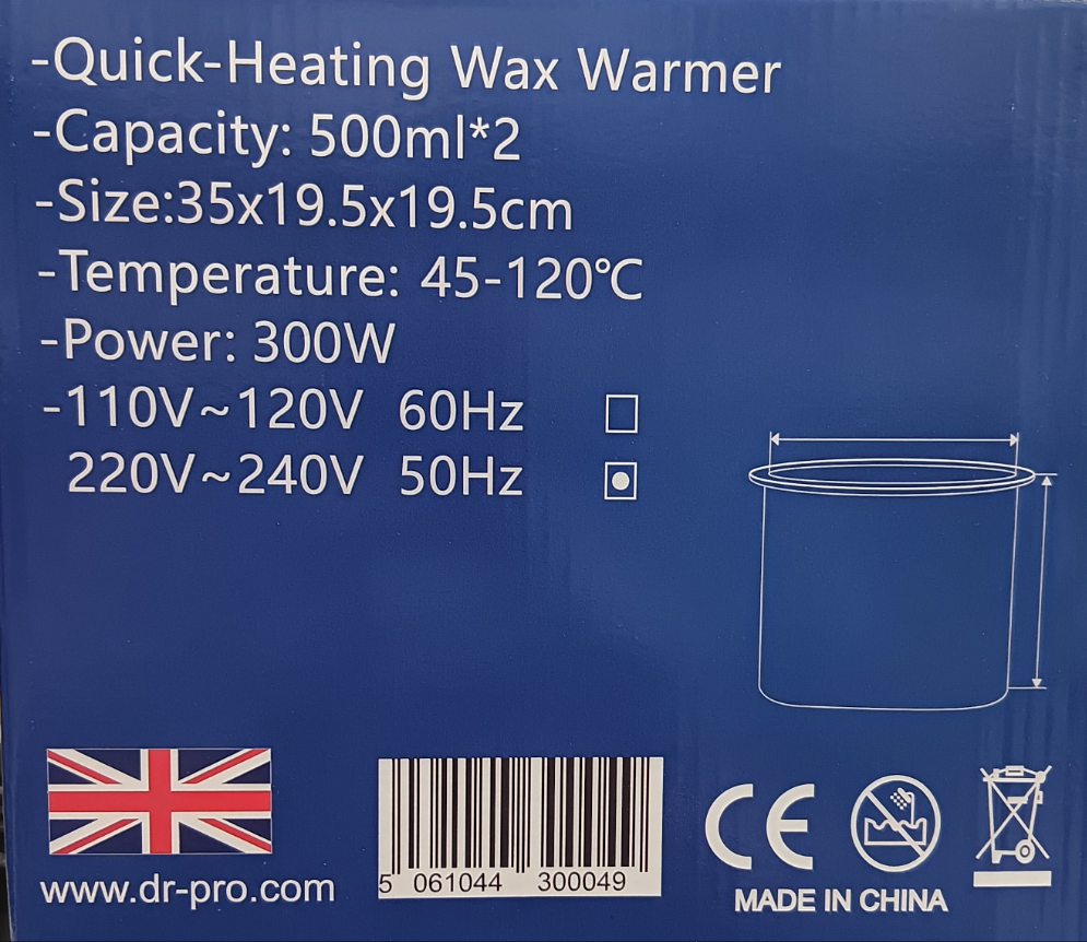 DR PRO Hot Wax Machine - Double