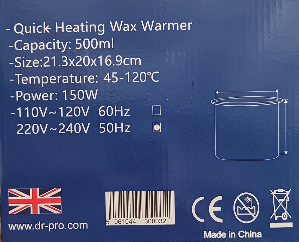 DR PRO Hot Wax Machine - Single