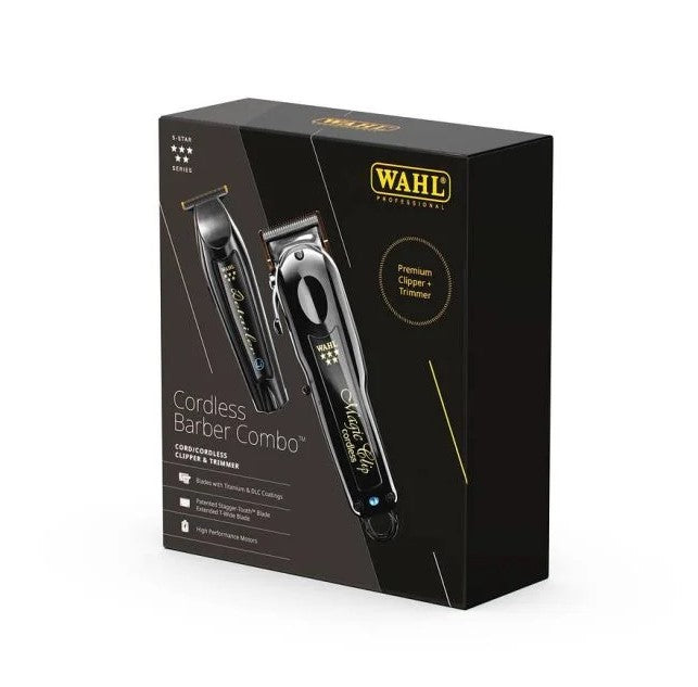 WAHL Cordless Barber Combo Clipper and Trimmer Kit