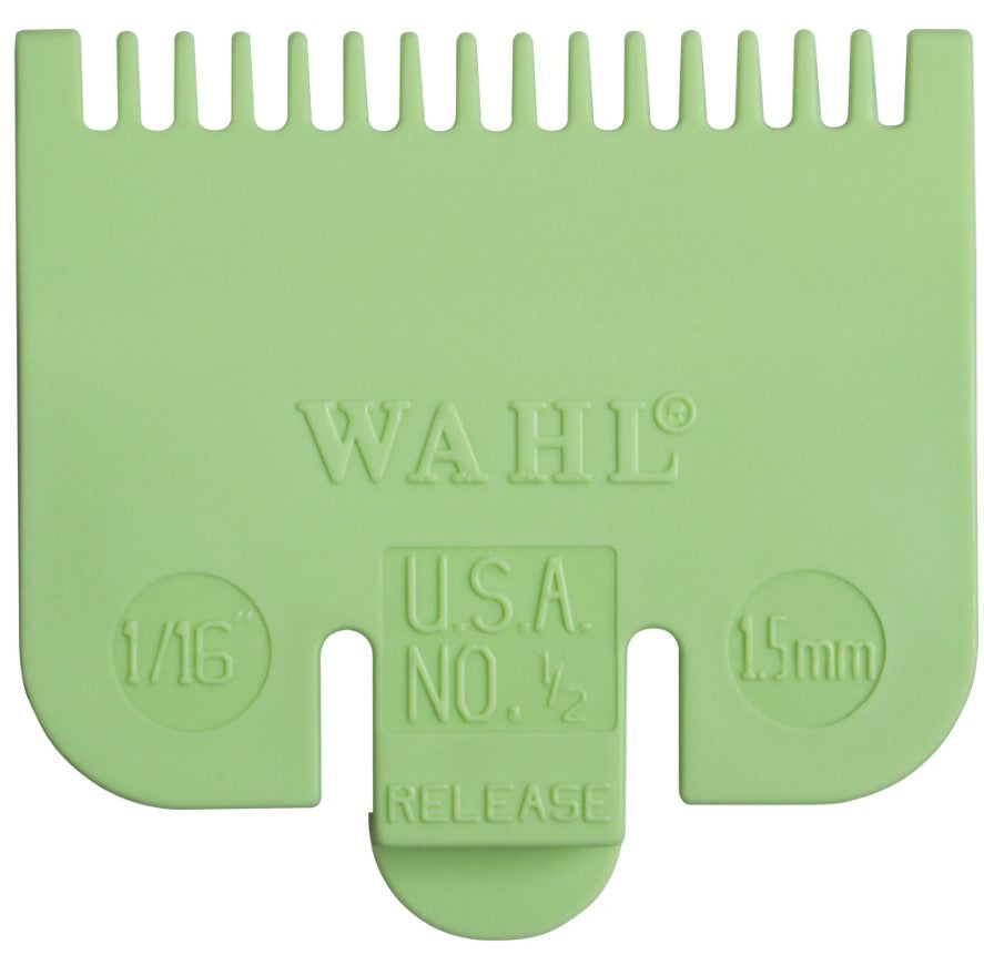WAHL Clipper Attachment Comb Lime Green No 1/2 - 1.5mm