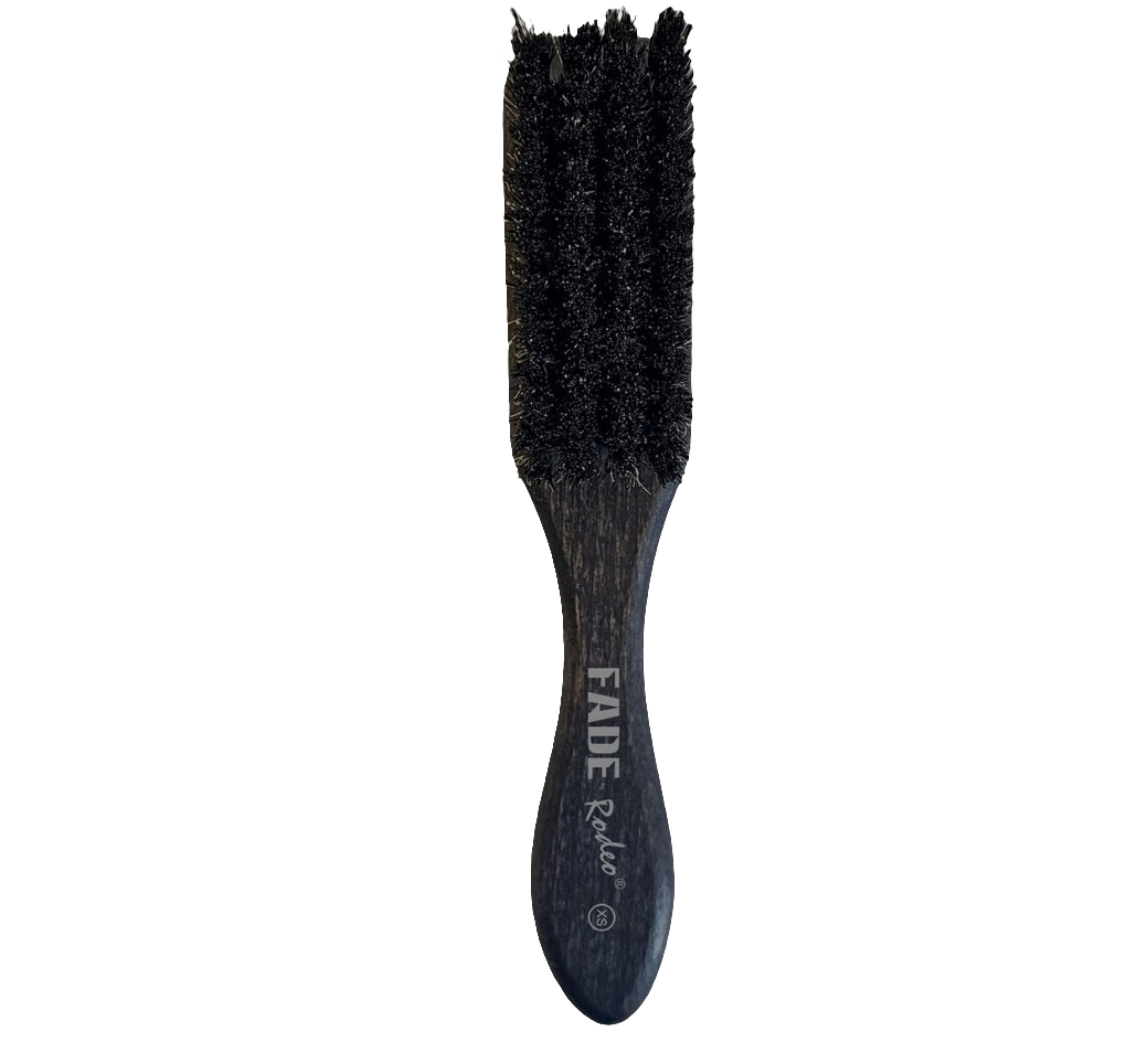 Men's Barber Beard and Fade Brush-Wooden Handle Soft Bristles Moustache and Skin