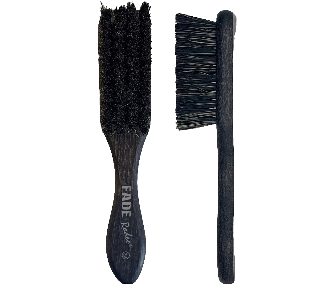 Men's Barber Beard and Fade Brush-Wooden Handle Soft Bristles Moustache and Skin