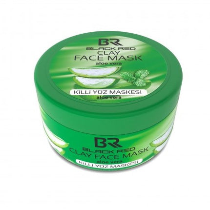 BR Black Red Clay Face Mask