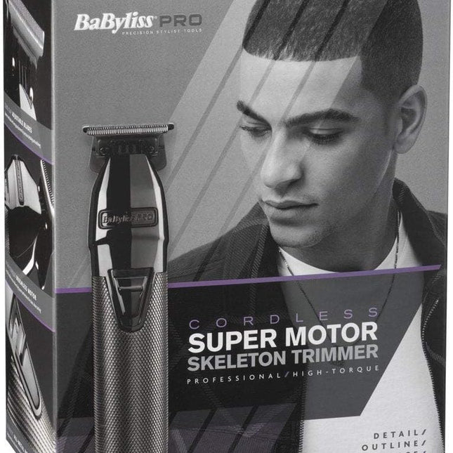 BaByliss Cordless Super Motor Skeleton Trimmer - Black