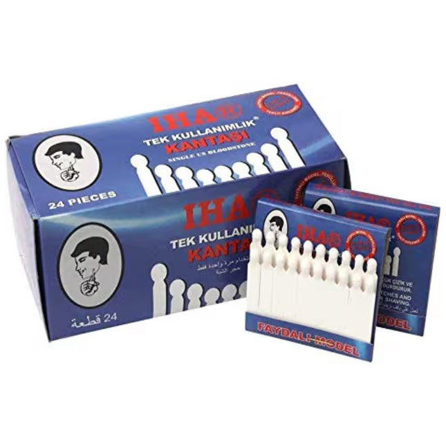 IHA Disposable Styptic Matches Box - 24 Piece