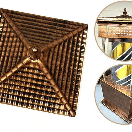 Barber Pole - 2.1 m Tall - Gold