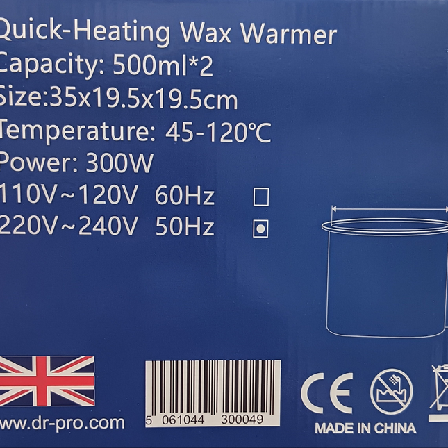 DR PRO Hot Wax Machine - Double
