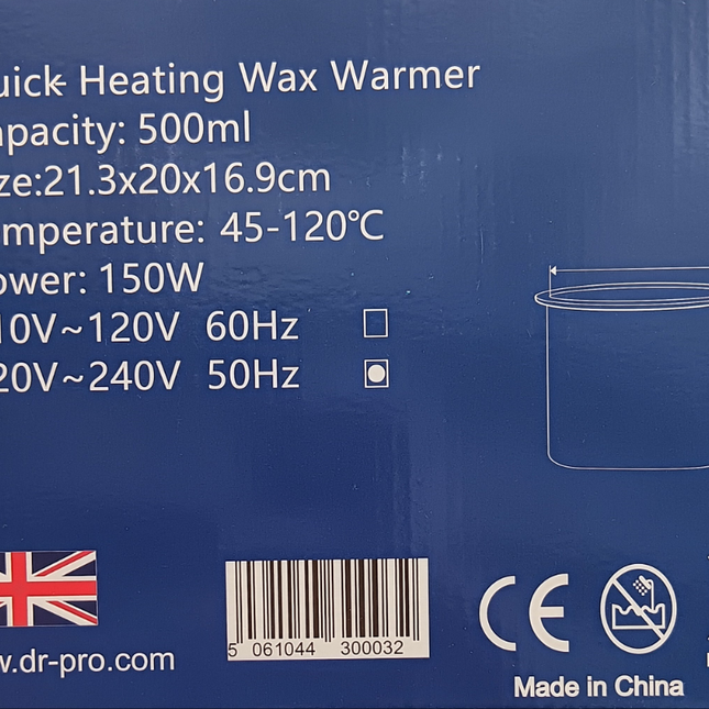 DR PRO Hot Wax Machine - Single