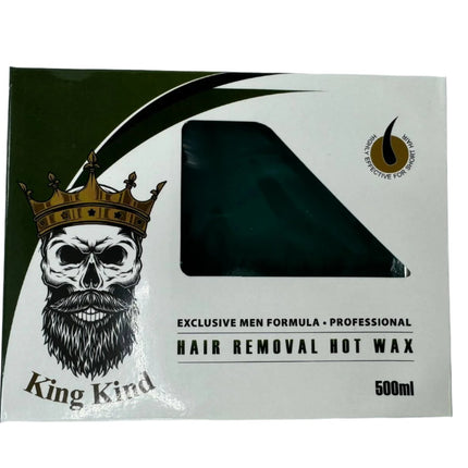 KING KIND Hair Removal Hot Wax - 500 ml - GREEN