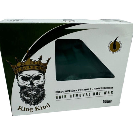 KING KIND Hair Removal Hot Wax - 500 ml - GREEN