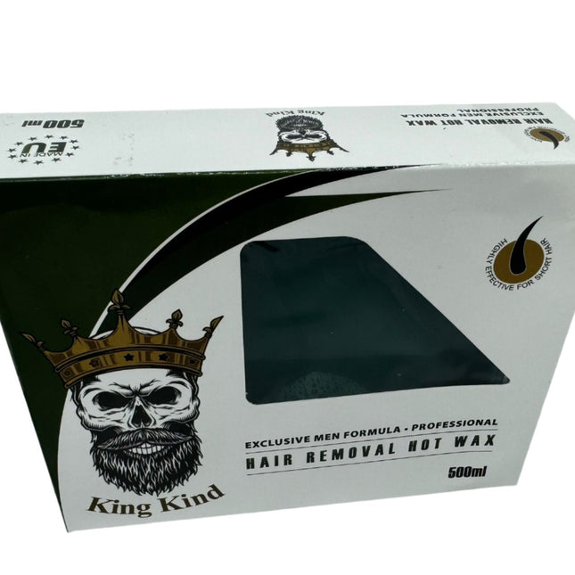 KING KIND Hair Removal Hot Wax - 500 ml - BLACK