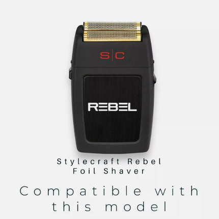 StyleCraft Rebel Replacement Stainless Steel Cutter Set Rebel Foil Shaver