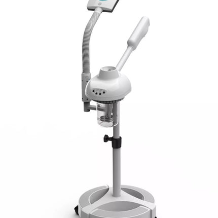 SkinMate 2 in 1 Steamer and Mag Lamp White