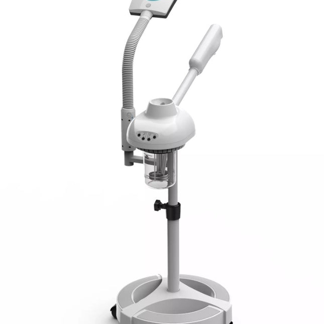 SkinMate 2 in 1 Steamer and Mag Lamp White