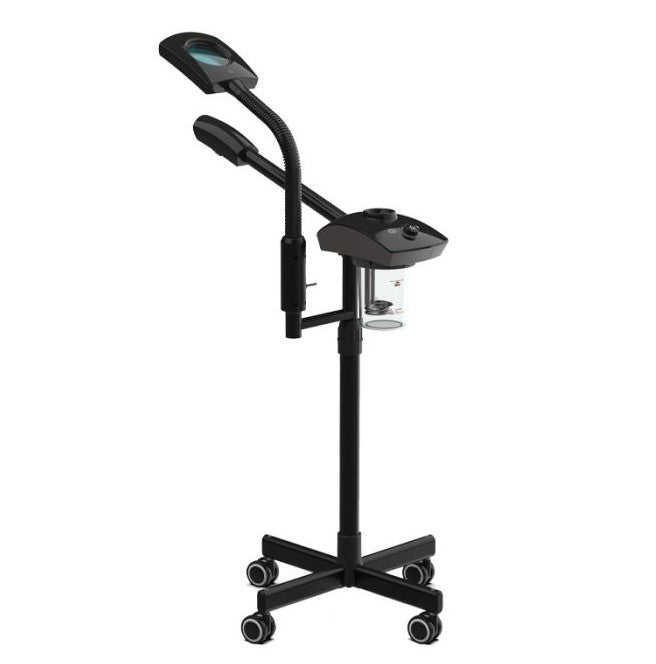 SkinMate 2 in 1 Steamer and Magnifier - Black