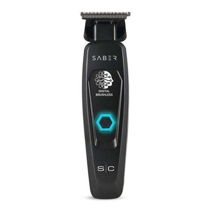 StyleCraft SC Saber Cordless Digital Brushless Motor Metal Trimmer - Black