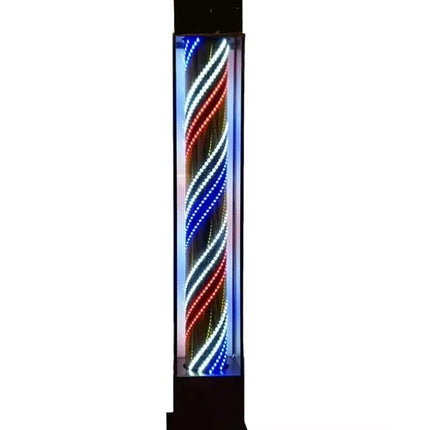 Barber Pole - Unique 2.1 m Tall - Black
