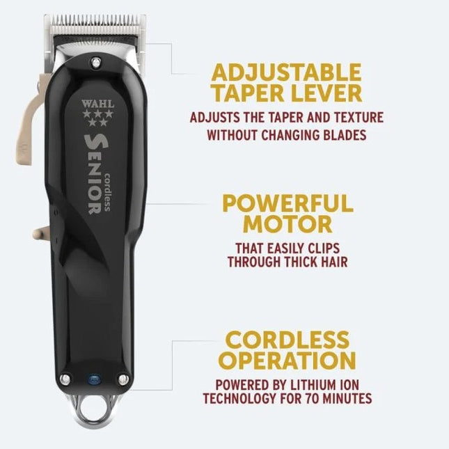 WAHL Cordless Senior Clipper & Dryer Combo