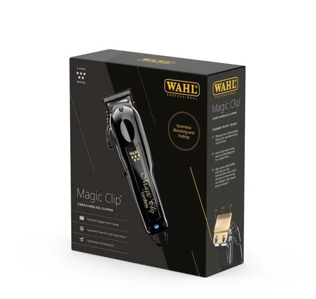 WAHL Black Cordless Magic Clip Clipper