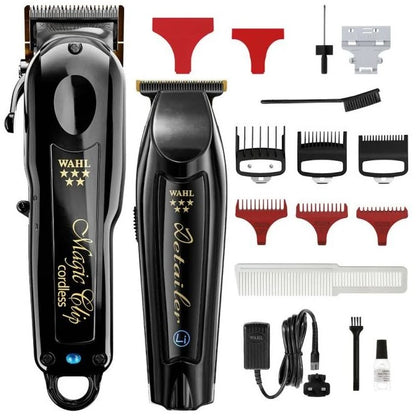 WAHL Cordless Barber Combo Clipper and Trimmer Kit