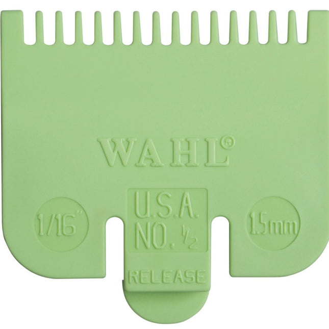 WAHL Clipper Attachment Comb Lime Green No 1/2 - 1.5mm