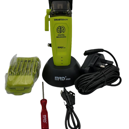 MRD PRO SMARTBRAIN Professional Metal Clipper with Brushless Motor - Green