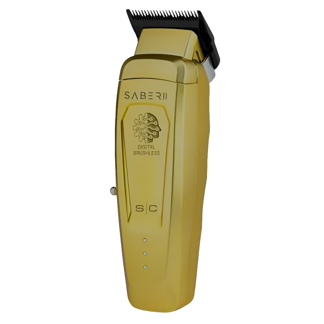 Gamma+ StyleCraft Saber 2.0 Brushless Motor Clipper Gold