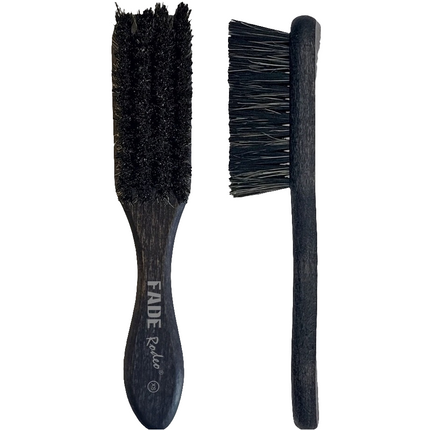 Men's Barber Beard and Fade Brush-Wooden Handle Soft Bristles Moustache and Skin