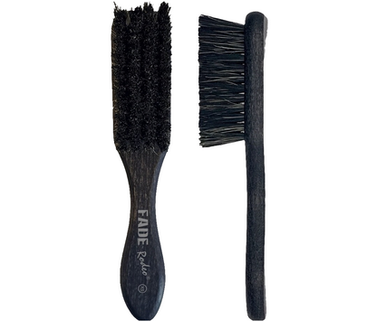 Men's Barber Beard and Fade Brush-Wooden Handle Soft Bristles Moustache and Skin