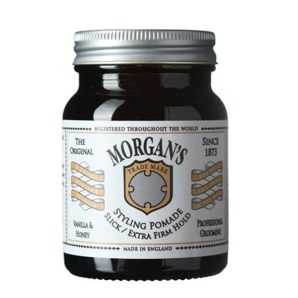 MORGAN'S Styling Pomade- Slick / Extra Firm Pomade - Vanilla & Honey - 100ml