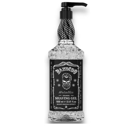 BANDIDO Shaving Gel - 1000ml - Metallic