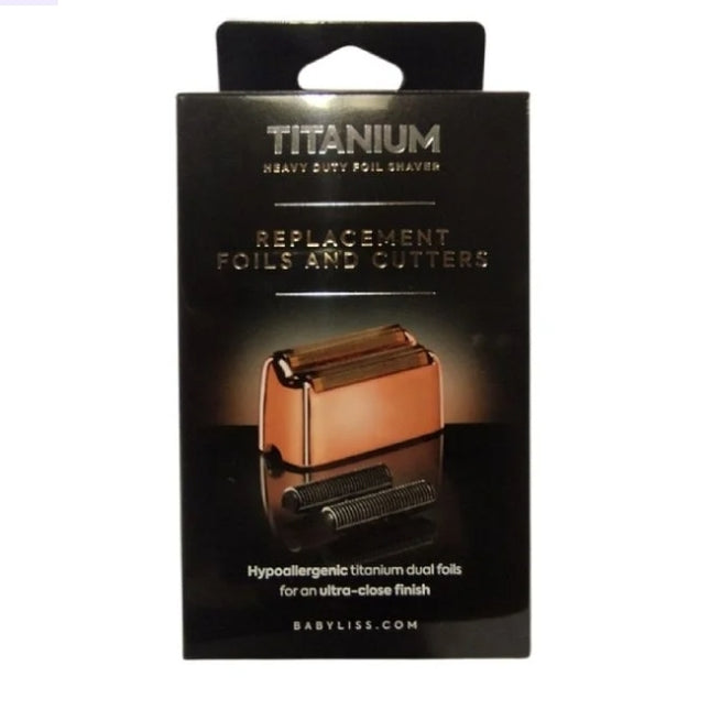 BaByliss Pro Titanium Foil Shaver Replacement Foil And Cutters - Rose Gold
