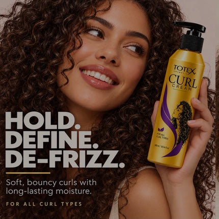 Totex Curl Cream 300ml | Lightweight Hair Styling Cream for All Curl Types