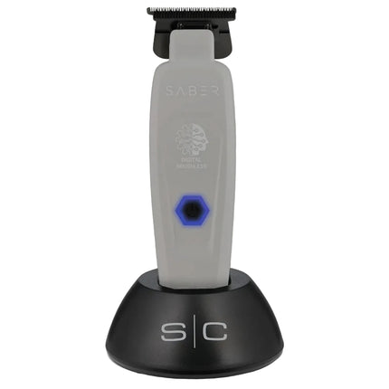 Gamma+ Stylecraft SC Saber Cordless Metal Trimmer – White (Limited Edition)