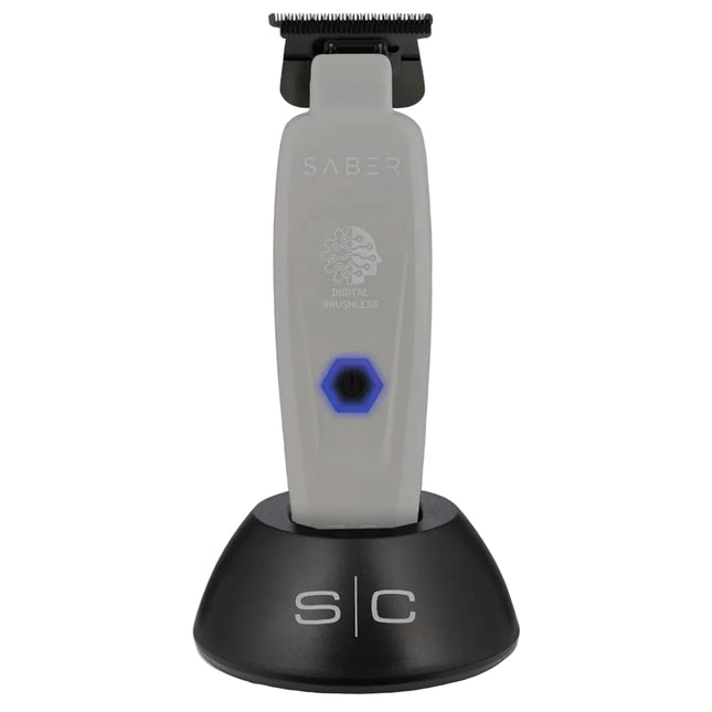 Gamma+ Stylecraft SC Saber Cordless Metal Trimmer – White (Limited Edition)