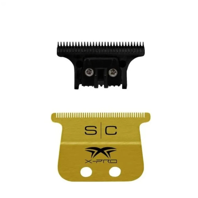 Gamma+ StyleCraft The One Wide X-Pro Trimmer Blade Set Gold