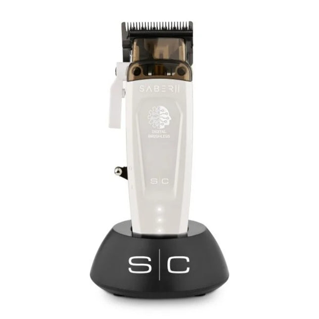Gamma+ StyleCraft Saber 2.0 Digital Brushless Motor Clipper – White (Limited Edition)