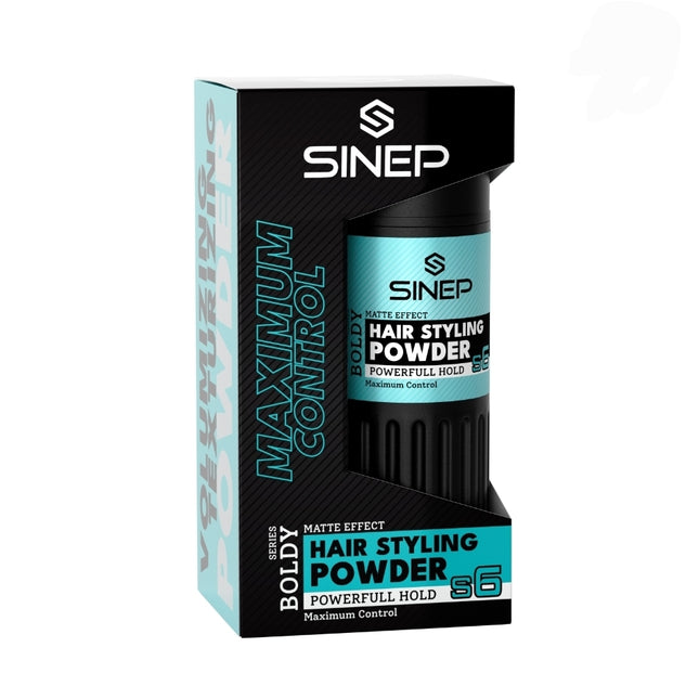SINEP Boldy Hair Styling Powder – S6 Turquoise (Powerful Hold)