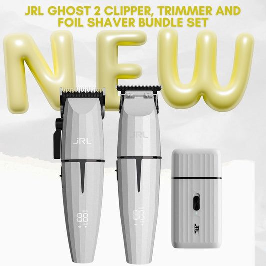 JRL Ghost 2 Clipper, Trimmer and Foil Shaver Bundle Set