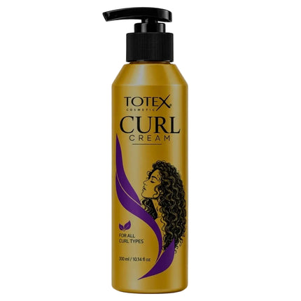 Totex Curl Cream 300ml | Lightweight Hair Styling Cream for All Curl Types