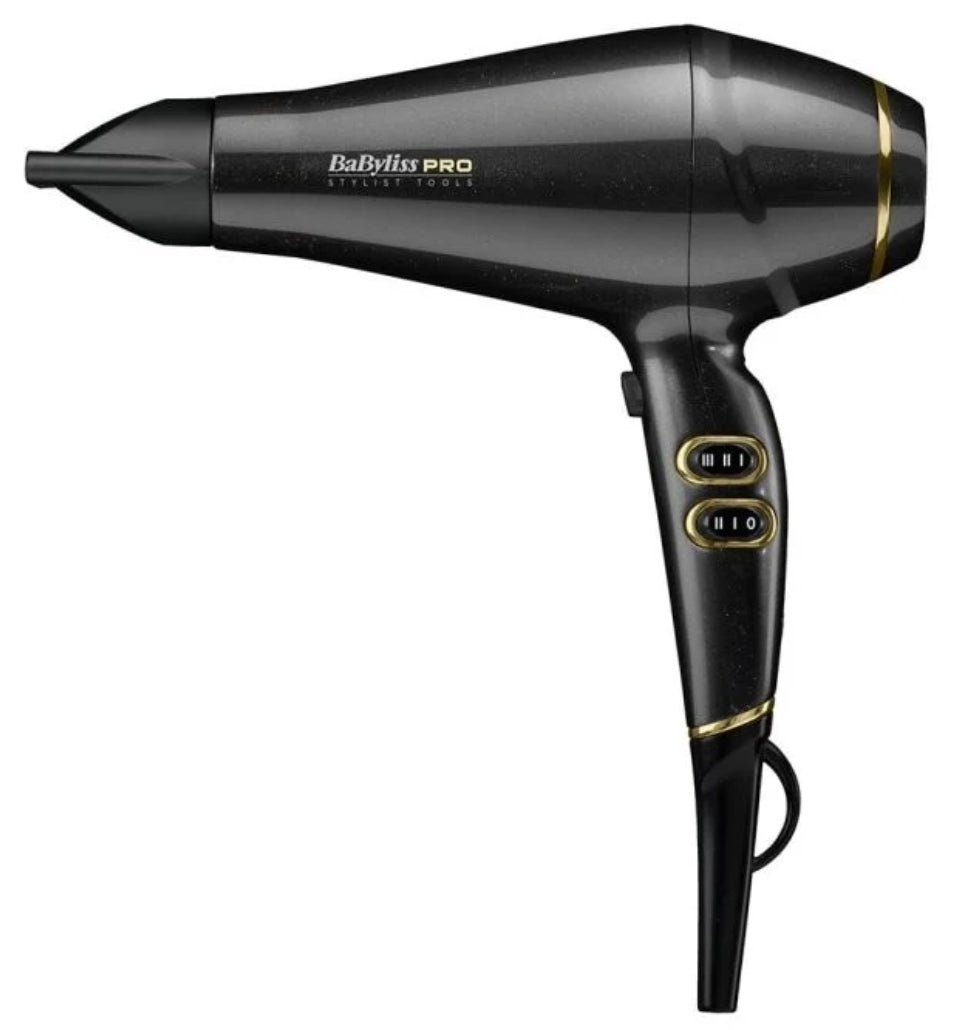 BaByliss Pro Keratin Lustre Hair Dryer Black Shimmer