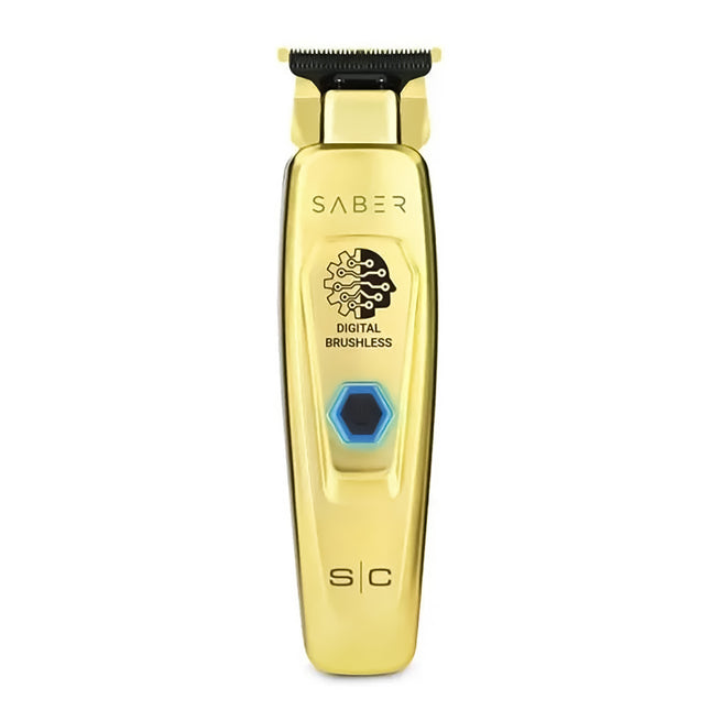 StyleCraft SC Saber Cordless Digital Brushless Motor Metal Trimmer - Gold